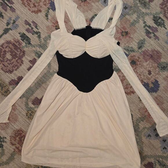 Cherley Draped Chiffon “Goddess” Dress - Picture 2 of 3